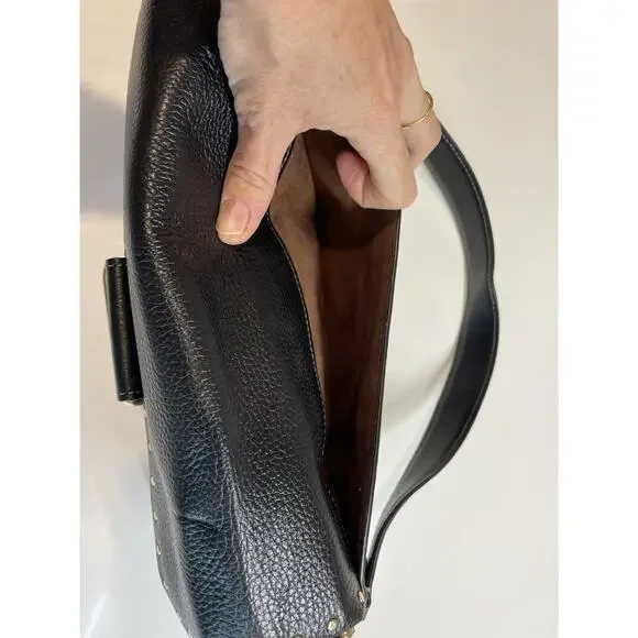 Coach CE563 Morgan Shoulder Bag Crossbody Colorblock Signature With Rivets - Picture 3 of 11